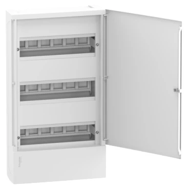 SCHNEIDER - RESI9 MINI PRAGMA CAJA ENCASTRABLE 36 MÓDULOS 3 FILAS PUERTA BLANCA