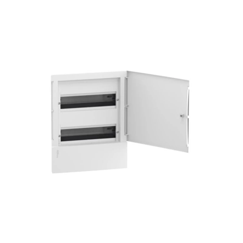 SCHNEIDER - RESI9 MINI PRAGMA CAJA ENCASTRABLE 24 MÓDULOS 2 FILAS PUERTA BLANCA