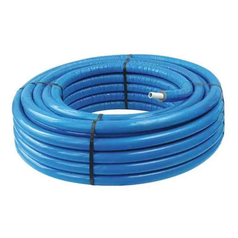 BLANSOL - MTS. TUBO ROLLO MUTLICAPA PEX/AL/PEX D-25X2,5 10MM AZUL (R-50MTS)