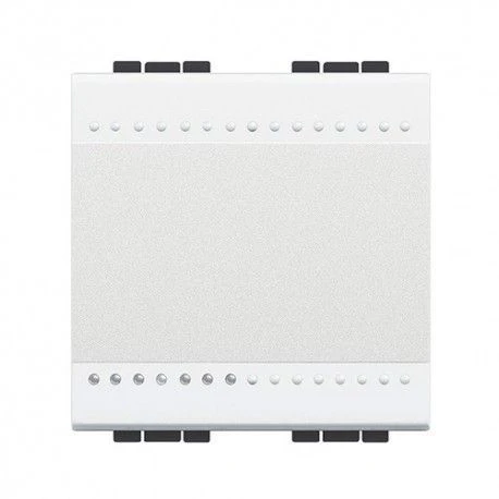 BTICINO - LIVING LIGHT INTERRUPT. 1P 16A 2MOD.BLANC N4001M2