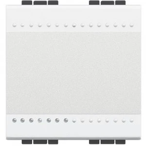 BTICINO- LIVING LIGHT CREUAMENT 1P 16A 2MOD.BLANC  N4004M2N