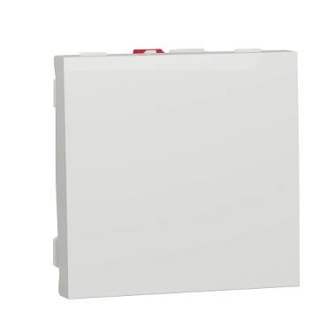 SCHNEIDER - NEW UNICA INTERRUPTOR 2 MODULS POLAR BLANC