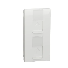 SCHNEIDER - TAPA DOBLE RJ45 KEYSTONE POLAR