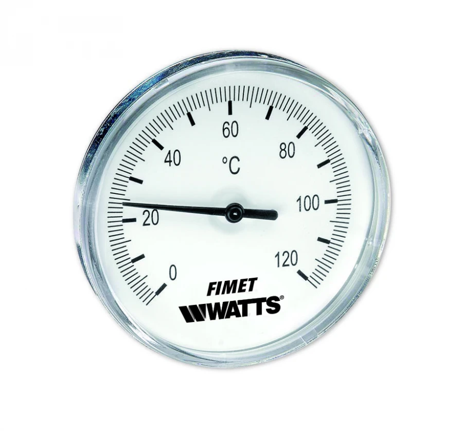 WATTS - TERMOMETRE BIM.RADIAL D-63 0-120ºC A/VAINA 5CM