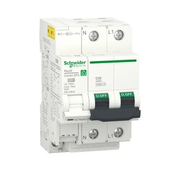 SCHNEIDER - INTERRUPTOR AUTOMÀTIC RESI9 COMBI SPU 1PN C 32A