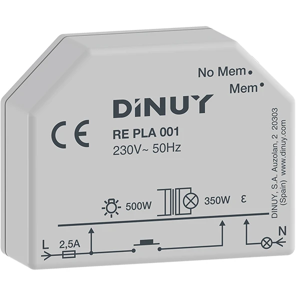 DINUY - RE.PLA.001 REGULADOR 500W/CAIXA UNIVERSAL/R,L