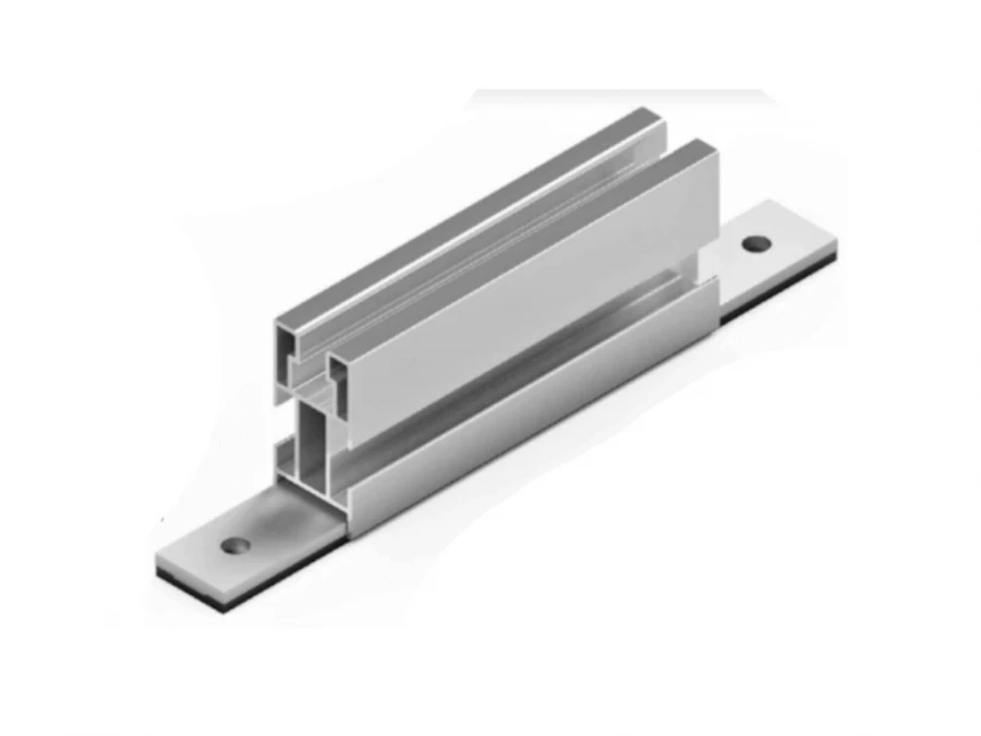 ESTRUCTURA - FIXACIÓ DE SUPORT COPLANAR MICRORAIL COBERTA XAPA SIMPLE HORITZONTAL