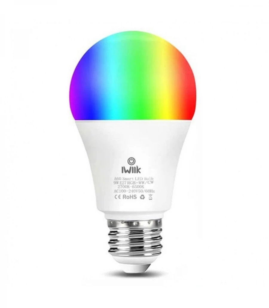 ILUMAX - LAMPADA ESTANDAR 10W RGB-CCT E27 120º 60X120