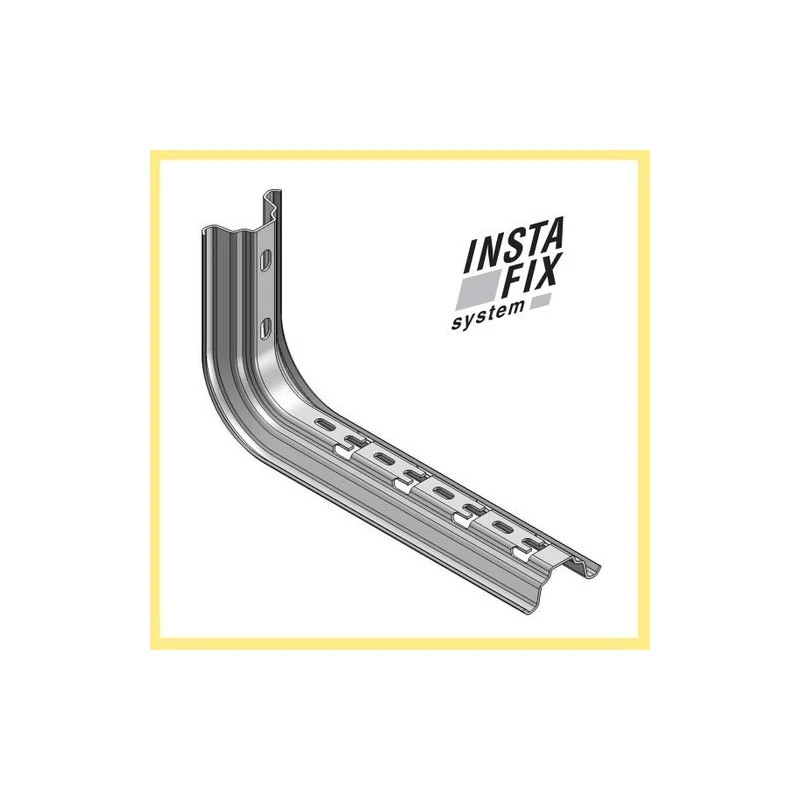 INTERFLEX - SOPORTE OMEGA PARA PARED/PERFIL COLGANTE 300MM SENDZIMIR