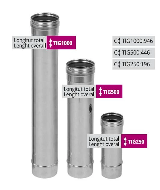 BOFILL - SP ESTANCA INOX AISI 316L MODUL RECTE 1000MM D-80