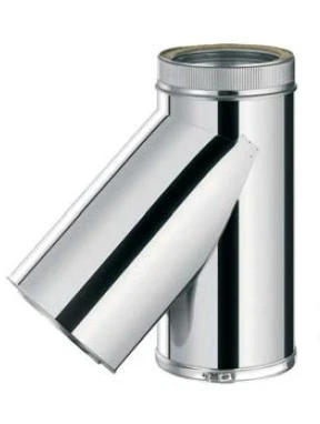 BOFILL - DP INOX-INOX AISI 304/316L TE 45º CON PURGA D-150