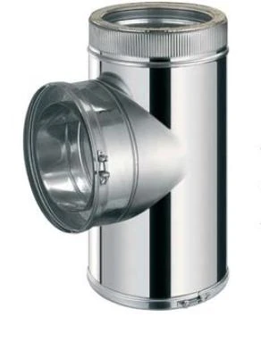 BOFILL - DP INOX-INOX AISI 304/316L TE 90º AMB PURGA D-100