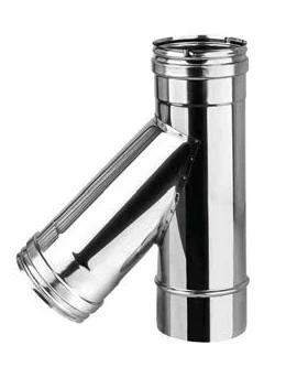 BOFILL - DP INOX-INOX AISI 316L TE 45º SIN TAPON D-80