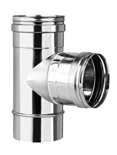 BOFILL- TE 90º SIMPLE PARET INOX AISI-316L GAS TTIGF90 D-80