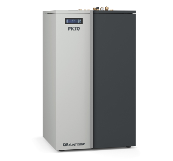 EXTRAFLAME - PK20 CALDERA 20,0 KW PELET GRIS A+