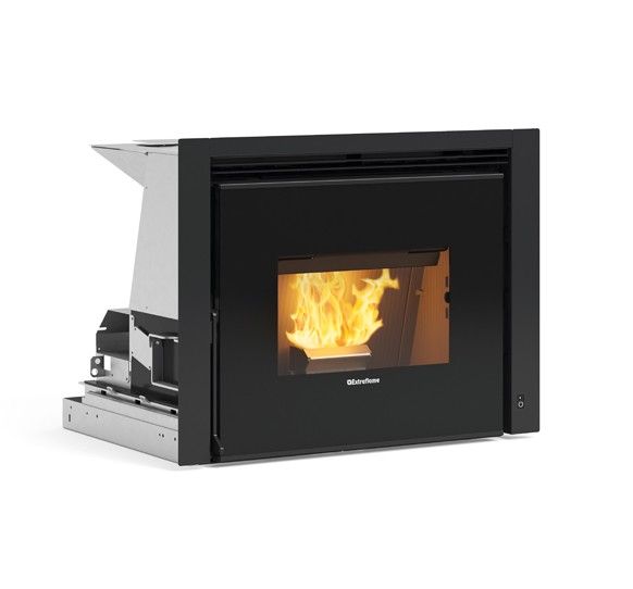 EXTRAFLAME - COMFORT P70 AIR INSERTABLE 10 KW PELET VENTILADO NEGRA A+