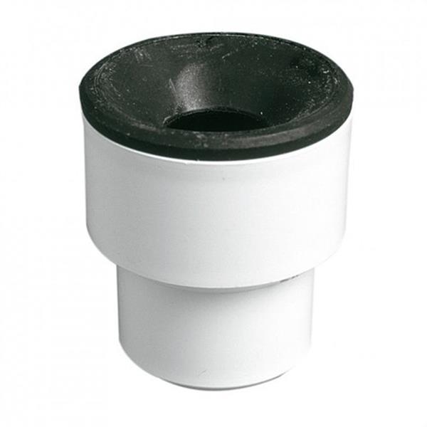 JIMTEN - A-54 MANEGUET UNIO TUB METAL. MASCLE D-32 X D-38/40 MM AMB JUNTA SBR BLANC