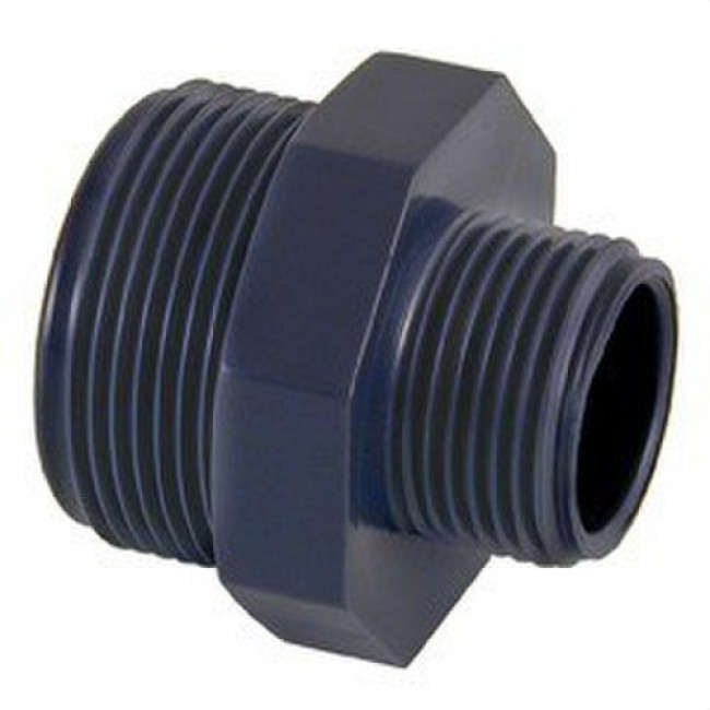 CEPEX - CONTRAROSCA RED M-M PVC 1/2" X 3/8"