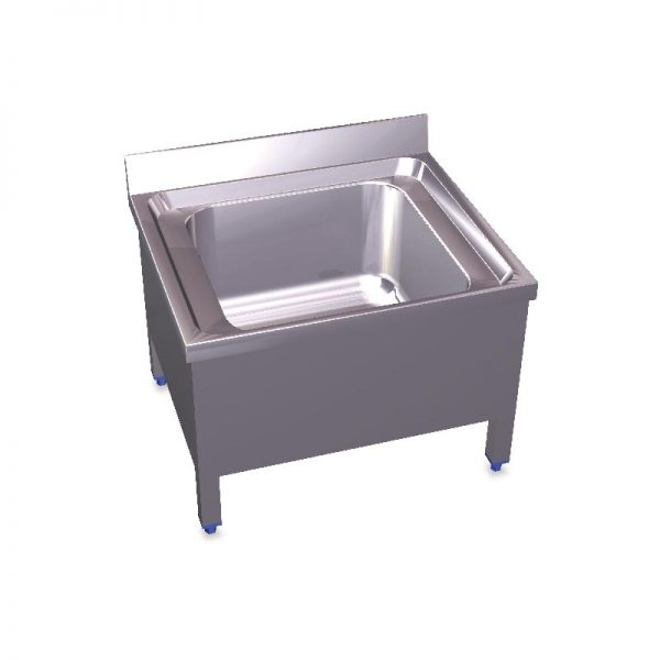 SIMEX - VERTEDERO CON BASTIDOR ACERO INOXIDABLE