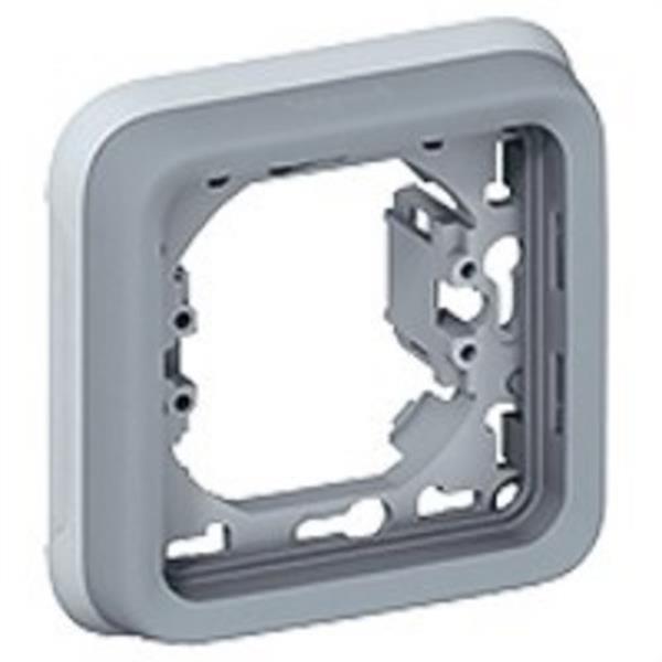 LEGRAND - PLEXO MARCO DE EMBUTIR GRIS CON SOPORTE 069681