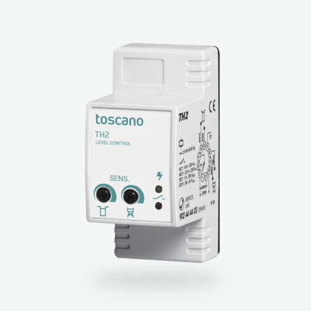 TOSCANO - TH2 RELE DE CONTROL MODULO UNDECAL 230/400VAC 4 SONDAS (NO INCLUIDAS)