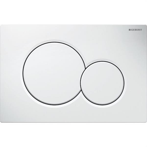 GEBERIT - SIGMA01  POLSADOR DOBLE DESCARREGA 246X164 BLANC