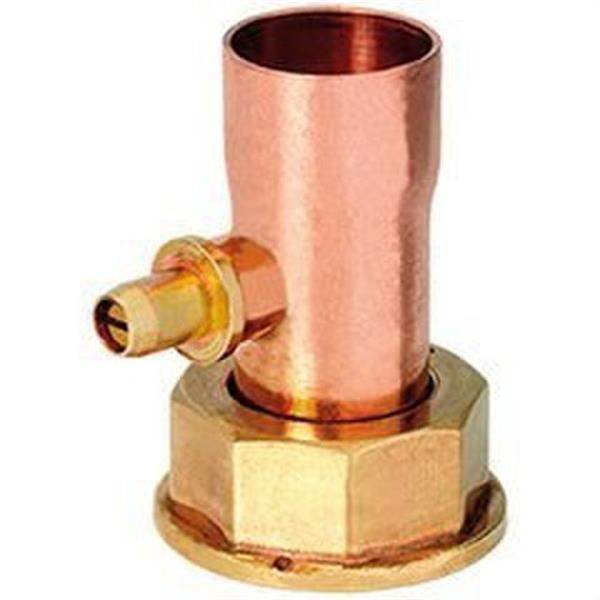 GAS - RACOR 2 PIEZAS RECTO D-22X3/4" C/PURGADOR SOLDADO