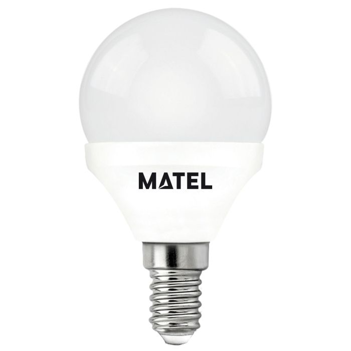MATEL - BOMBILLA LED ESFÉRICA E14 5W NEUTRO 23258