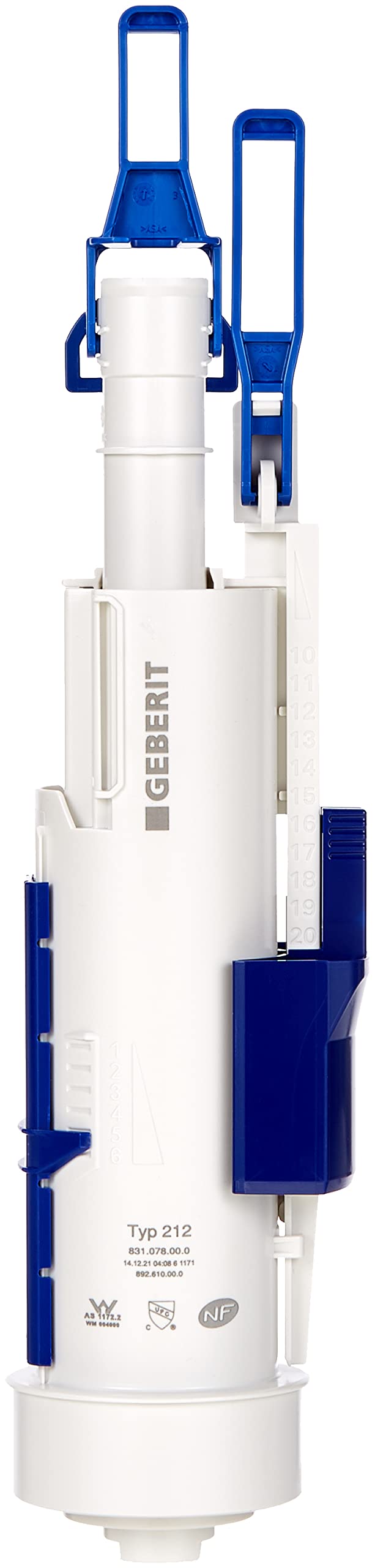 GEBERIT - VÁLVULA DESCARGA TIPO 212 P/CISTERNA EMPOTRADA SIGMA DELTA UP300