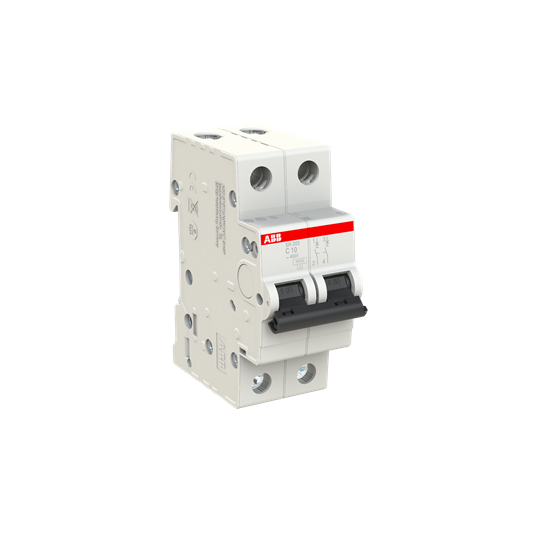ABB - INTERRUPTOR AUT. MAGNETOTÉRMICO SH-202-C10 2P 10A C 6KA