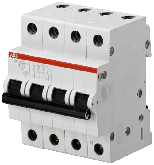 ABB - INTERRUPTOR AUT. MAGNETOTÈRMIC SH-203-C10NA 3P 10A C 6KA