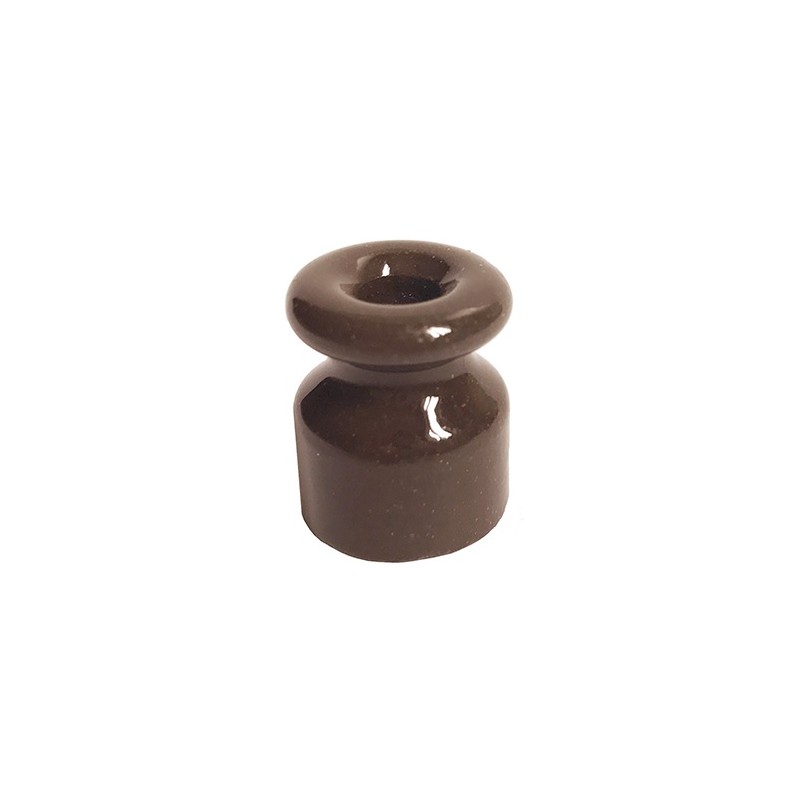 FONTINI - AISLADOR PARA CABLE TRENZADO PORCELANA MARRÓN 30913470