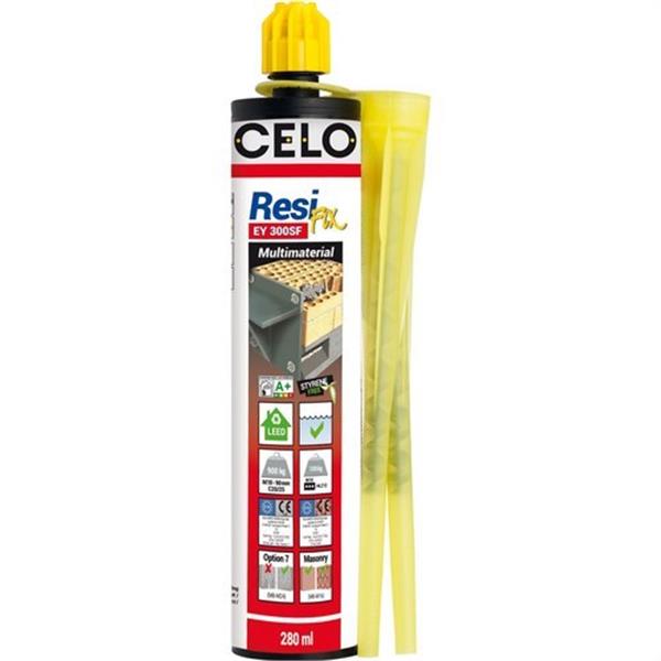 CELO - RESIFIX ANCLAJE QUIMICO EPOXY EY 300 SF (2 CANULAS) (C-12U)