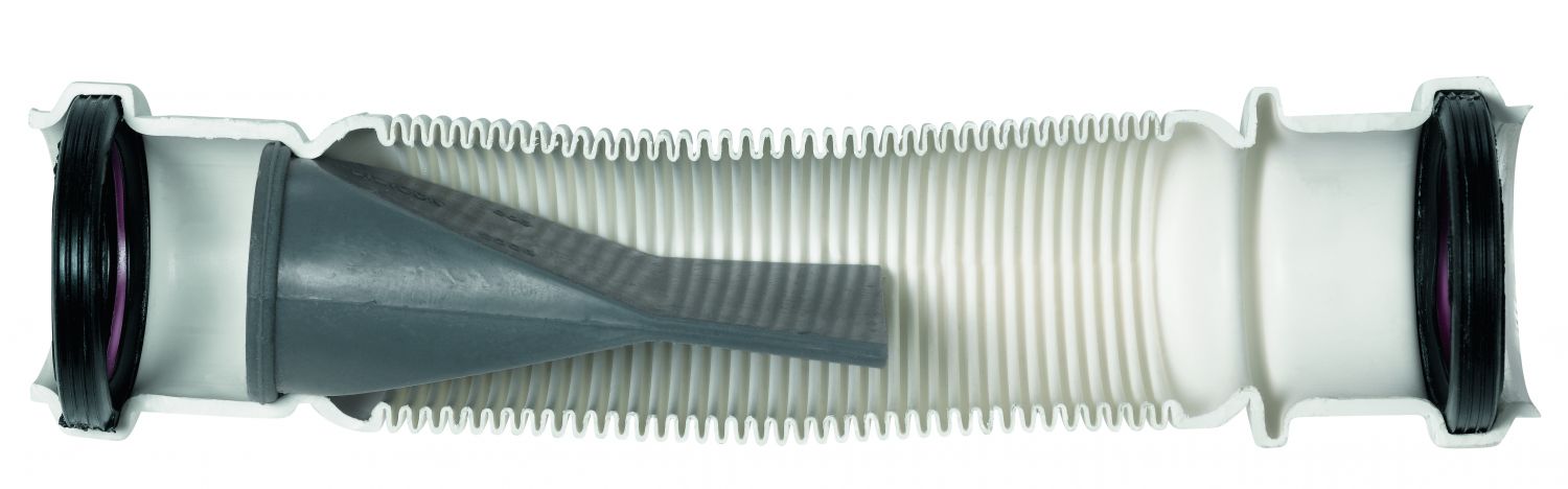 WIRQUIN - SENZO 32 SIFÓN AHORRO ESPACIO 1 1/4" - D32 D-32 FLEXIBLE