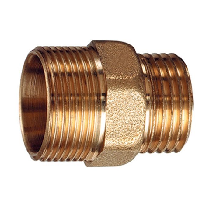 FAR - RACORD SIMPLE MACHO 1/2" LATON