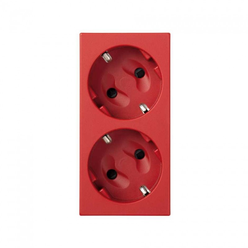 SIMON - SSC 500 CIMA BASE DOBLE SCHUKO A TORNILLO SIN LED RO