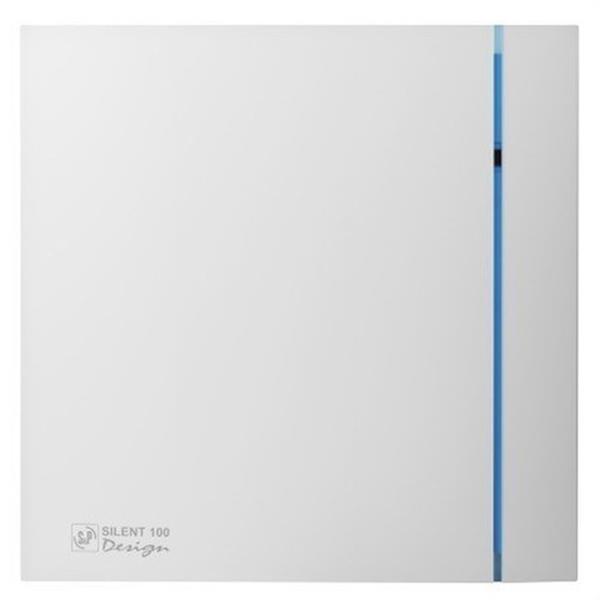 S&P - SILENT-100 CZ DESIGN EXTRACTOR BAÑO D-100 85M3/H BLANCO