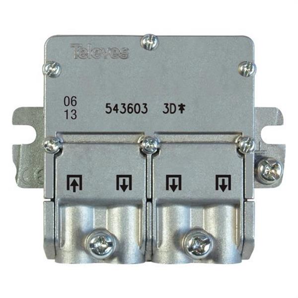 TELEVES - EASYF MINI REPARTIDOR 2400MHZ 3D 8,5/7,5DB