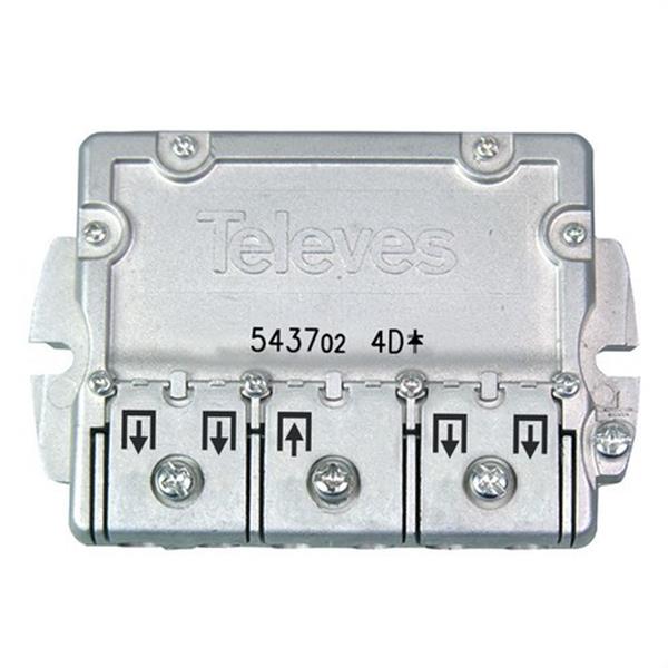 TELEVES - EASYF REPARTIDOR 4 DIRECCIONES 9/7,5DB