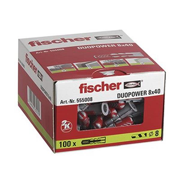 FISCHER - TACO DUOPOWER 8X40 (100U)