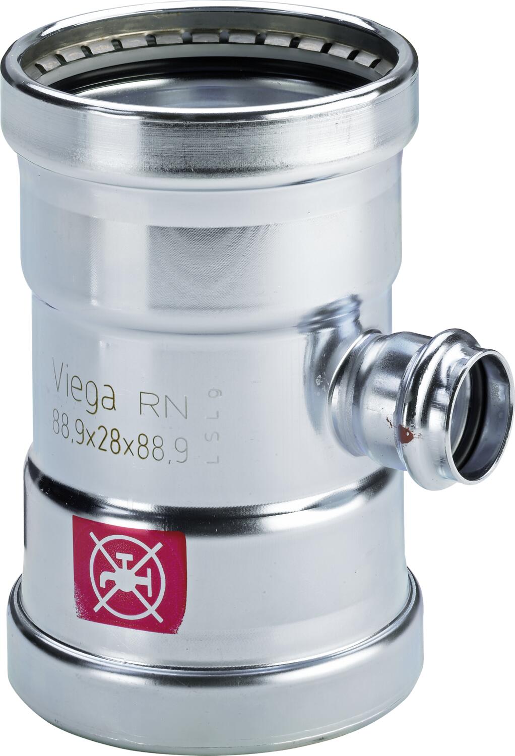 VIEGA - TE SC R-F 64MM ACERO GALVANITZADO PRESTABO