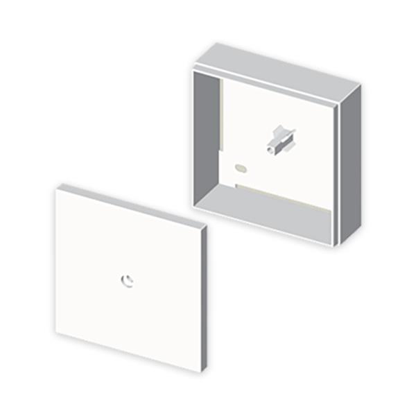 UNEX - U24 CAIXA DERIVACIO 85X85 BLANC NEU