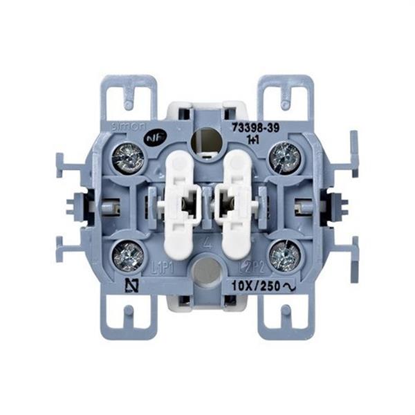 SIMON - SERIE 73 LOFT COMBINACIO 2 INTERRUPTORS