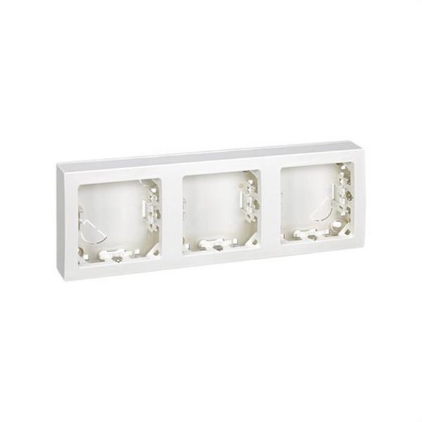 SIMON - SERIE 73 LOFT MARC 3 ELEMENTS HORITZONTAL BLANC