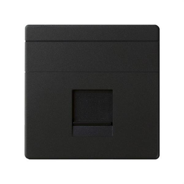 SIMON - SERIE 82 PLACA V&D UNIV. PLANA C/G POLS PER A 1 RJ45