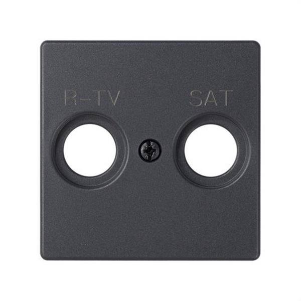 SIMON - SERIE 82 TAPA PRESA R-TV + SAT GRAFIT