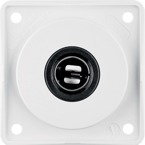 BERKER - ENCHUFE 12V BLANCO POLAR BRILLO