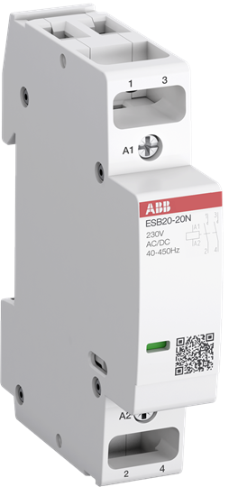 ABB - CONTACTOR ESB20-20N-06 2NA 230AC/DC