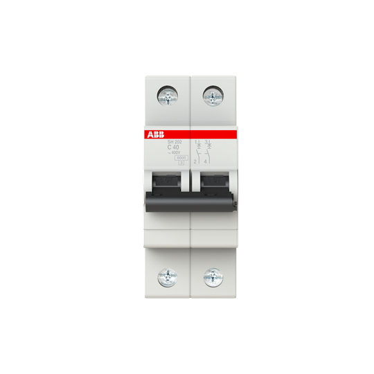 ABB - INTERRUPTOR AUT. MAGNETOTÈRMIC SH-201-C40NA 1P+N 40A C 6KA view 2