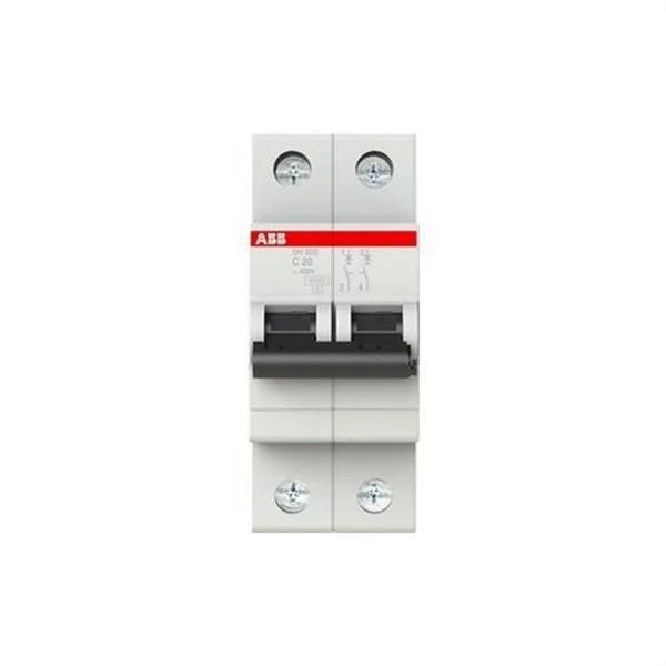 ABB - INTERRUPTOR AUT. MAGNETOTÈRMIC SH-202-C20 2P 20A C 6KA